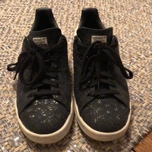 Adidas stan Smith snake skin sneakers